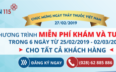 6 ngày khám và tư vấn miễn phí tại bệnh viện Gia An 115