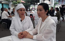 Việt Trinh, Giáng My đến chia buồn cùng Lý Hùng, Lý Hương