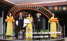 BIDV được vinh danh Doanh nghiệp phát triển bền vững năm 2020