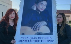 Con gái nghệ sĩ Việt Hương thay mẹ đến viếng cố nghệ sĩ Chí Tài