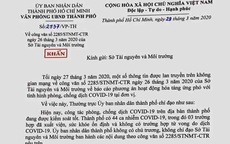Kỷ luật Phó Giám đốc Sở Tài nguyên và Môi trường TP HCM