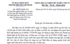 Giám đốc Sở GD-ĐT TP HCM Lê Hồng Sơn bị phê bình