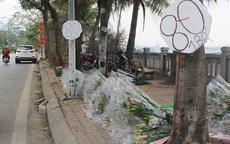 Hoa tươi đổ đống đầy vỉa hè, nhà vườn bất lực nhìn giá lao dốc