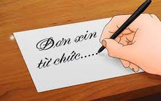 Nên xem việc từ chức là bình thường