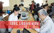 [Infographic] Ai được tăng lương hưu từ 1-1-2022