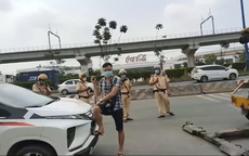 Đội CSGT Rạch Chiếc tạm giữ ôtô của  YouTuber chuyên "giám sát CSGT làm việc"