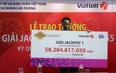 Mua vé Vietlott tại Vinmart+, trúng giải Jackpot 1 hơn 58 tỉ đồng