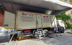 Cận cảnh "siêu xe" xét nghiệm lưu động xuyên Việt hỗ trợ TP HCM chống dịch