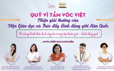 Quỹ Vì Tầm Vóc Việt nhận giải thưởng của Viện Giáo dục và Thúc đẩy Bình đẳng giới Hàn Quốc (KIGIPE)