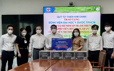 Quỹ Từ thiện Kim Oanh hỗ trợ thuốc điều trị Covid-19 cho các bệnh viện tuyến đầu