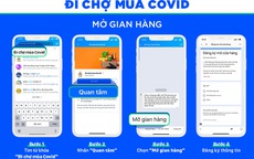 Thêm kênh bán online, tiểu thương "chốt đơn" liên tục giữa mùa dịch