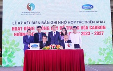 Góp phần cùng Chính phủ thực hiện mục tiêu Net Zero 2050, Vinamilk tiếp tục hành trình trồng cây xanh