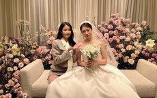 “Nữ thần nhan sắc” nhận quà cưới vương miện ngọc trai