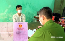 Thanh niên bị bắt sau khi nhận 150 triệu đồng "đặt cọc" bán đất với sổ đỏ giả