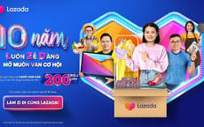 Ấn tượng chiến dịch "10 năm luôn zễ dàng, mở muôn vàn cơ hội" của Lazada