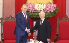 Tổng Bí thư Nguyễn Phú Trọng tiếp Bộ trưởng Ngoại giao Nga Sergey Lavrov