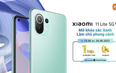 Xiaomi 11 Lite 5G NE phiên bản Xanh Bạc Hà tại Thế Giới Di Động