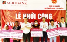 Agribank tài trợ 500 triệu đồng xây tặng 5 nhà tình nghĩa