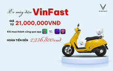 VinFast “đổ bộ” tại tiện ích "Mua sắm hoàn tiền" trên 4 ứng dụng ngân hàng số lớn