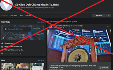 Phát hiện nhiều tài khoản facebook giả mạo Sở giao dịch Chứng khoán TP HCM