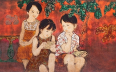 Triển lãm tranh sơn mài về thế giới trẻ thơ