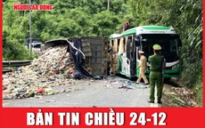 Bản tin chiều 24-12: Hiện trường vụ tai nạn trên đèo Bảo Lộc khiến nhiều người bị thương