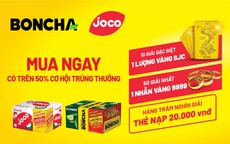 BONCHA trao vàng cho khách hàng may mắn