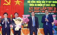 Ông Nguyễn Đức Toàn được bầu giữ chức Phó Chủ tịch TP Quy Nhơn