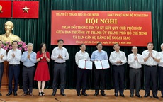 Thành ủy TP HCM và Ban Cán sự Đảng Bộ Ngoại giao: Triển khai thực hiện hiệu quả quy chế phối hợp