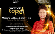 Bà Lê Hoàng Diệp Thảo nhận giải thưởng "Top50 GLOBAL Professional & Career Women Awards 2023"