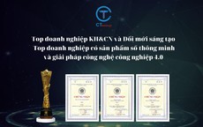 CT Group được vinh danh Top doanh nghiệp Khoa học và Công nghệ tiêu biểu đổi mới sáng tạo