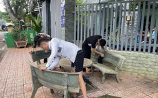 3 thanh niên quảng cáo cho web cờ bạc phải lau 70 ghế đá ở Thủ Đức