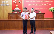 Công bố quyết định của Ban Bí thư về công tác cán bộ tại Quảng Bình