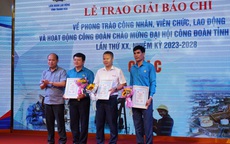 Phóng viên Báo Người Lao Động đoạt giải C báo chí viết về Công đoàn Thanh Hóa
