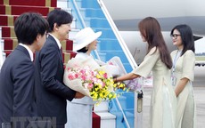 Hoàng Thái tử Nhật Bản và Công nương đến Hà Nội, bắt đầu thăm chính thức Việt Nam