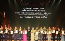 TP HCM trao Giải thưởng Sáng tạo lần 3 cho 58 công trình xuất sắc