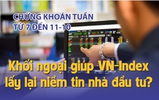 Chứng khoán tuần tới (từ 7 đến 11-10): Khối ngoại có đủ sức "đỡ" thị trường?