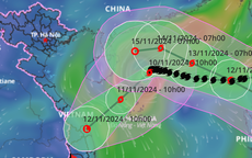 Bão Toraji tăng cấp, giật tới cấp 16 và đang tiến nhanh vào Biển Đông