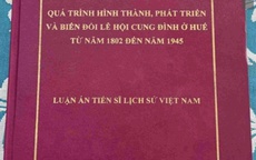 Đại học Huế giải thích kết luận luận án tiến sĩ đạo văn 12 trang 