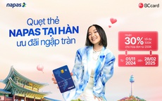 Ưu đãi tới 30% khi thanh toán thẻ NAPAS Agribank tại Hàn Quốc