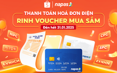 Shopee tặng ngay voucher mua sắm khi thanh toán hóa đơn điện cùng NAPAS