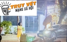 Người phụ nữ đi xe sang, đá thùng rác ở Nha Trang gây "bão" mạng xã hội