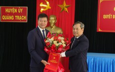 Quảng Bình điều động, bổ nhiệm 2 tân Bí thư Huyện ủy