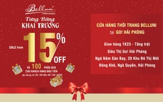 Ưu đãi hấp dẫn chào mừng Belluni có mặt tại GO! Hải Phòng