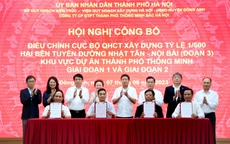 Bàn giao hồ sơ đồ án Điều chỉnh cục bộ quy hoạch chi tiết Thành phố thông Minh Bắc Hà Nội