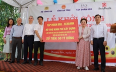 Bộ Công an, tỉnh Hà Tĩnh cùng Tập đoàn BRG và SeABank bàn giao 600 căn nhà ở cho hộ nghèo