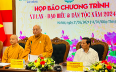 Giáo hội Phật giáo Việt Nam tổ chức chương trình đề cao đạo hiếu, tri ân tổ quốc