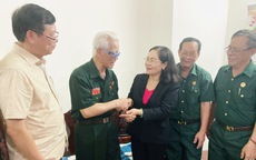 Lãnh đạo TP HCM thăm chiến sĩ Điện Biên Phủ