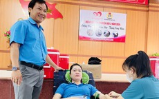 Đoàn viên, lao động Duy Xuyên tươi cười hiến máu cứu người