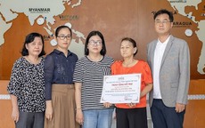 Hơn 100 triệu đồng hỗ trợ công nhân bị tai nạn